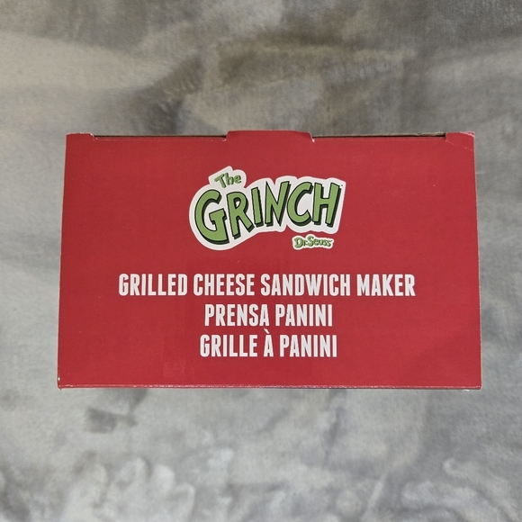 Brand New Dr. Seuss The Grinch Grilled Cheese Sandwich Maker - Picture 2 of 8